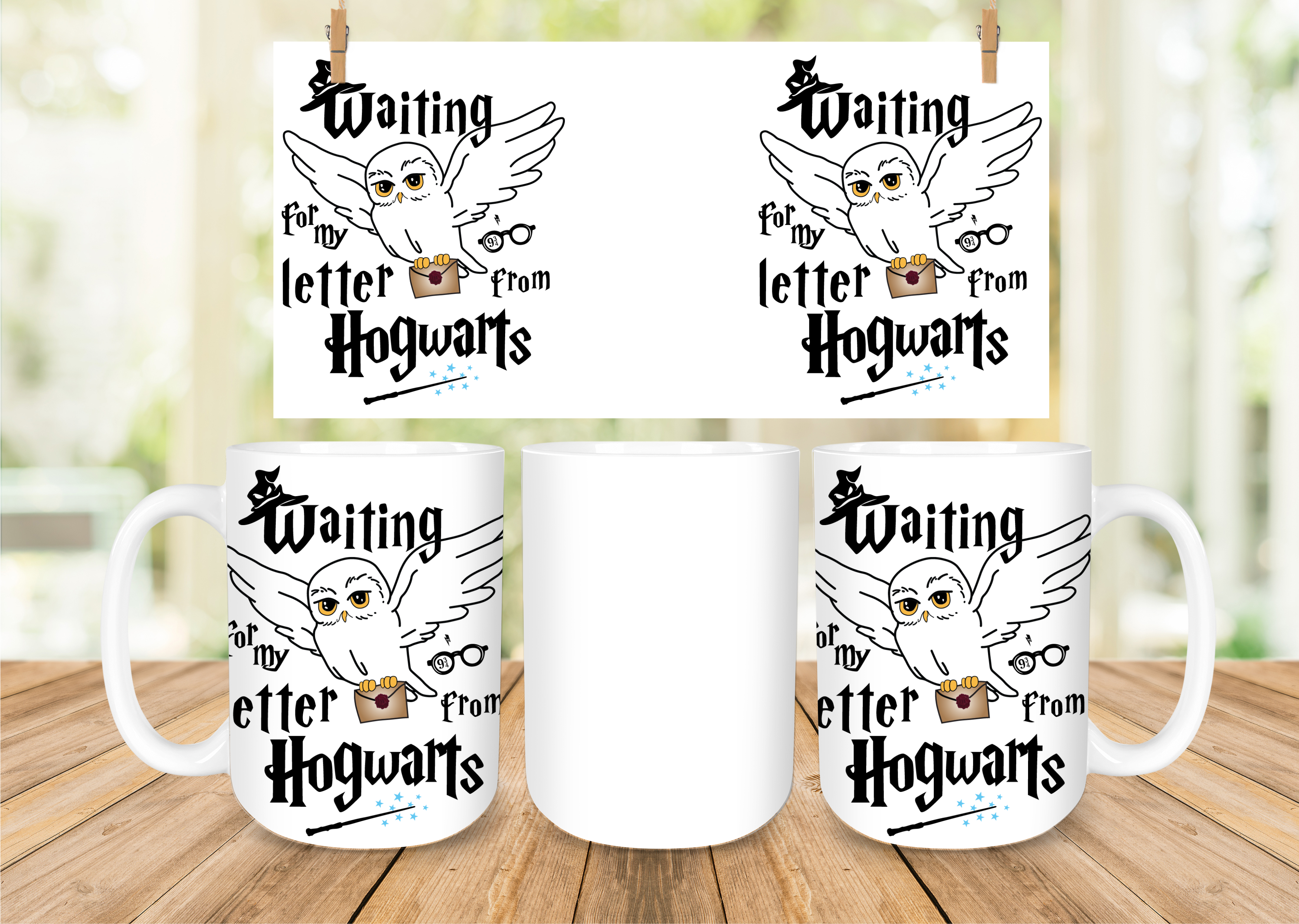 Waiting for my Letter Coffee Mug 15oz