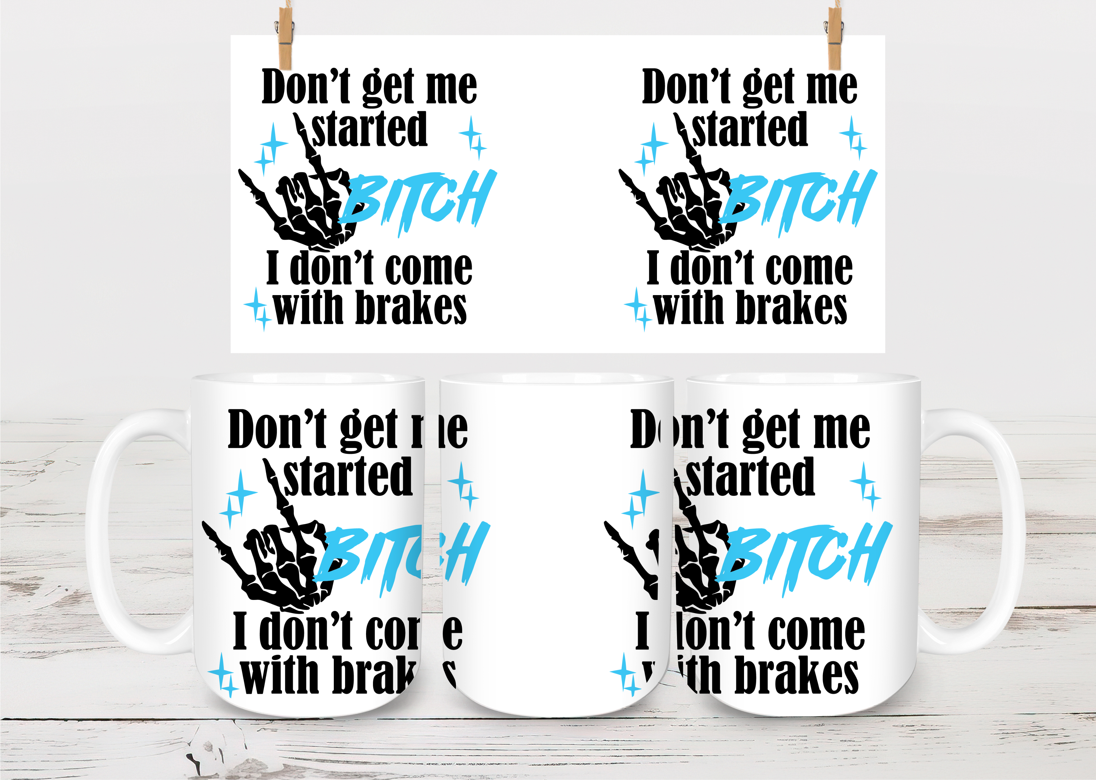 I don't come with Brakes Coffee Mug 15oz